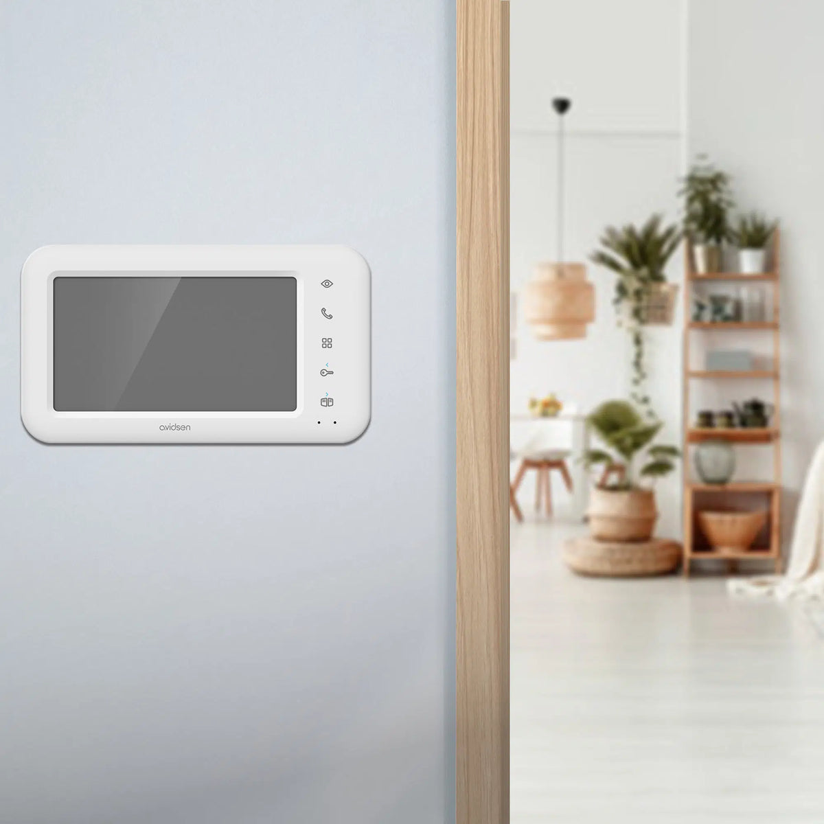 AVIDSEN - Videocitofono Connesso Elia Smart 2 112302 | 7" | Wi-Fi 2.4/5GHz | App | 2 Fili