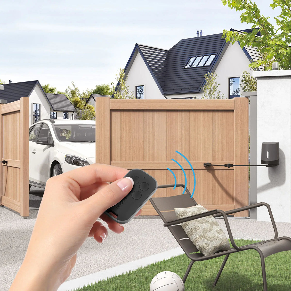 AVIDSEN - Telecomando 4 Tasti Rolling Code 114258 per Automazioni Cancelli e Garage | 433,92 MHz