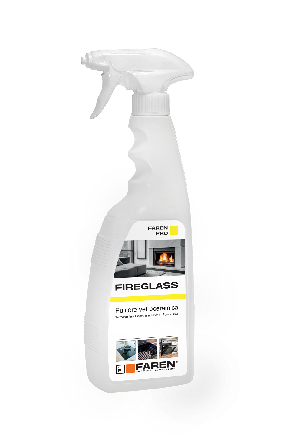 Nettoyant vitrocéramique, poêles à bois et barbecues 750 ML FIREGLASS FAREN
