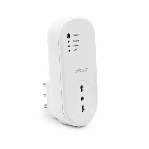AVIDSEN - Spina WiFi Interno HomePlug 127001 | Portata 80m | App Avidsen Home | Alexa Google Home | Controllo Remoto