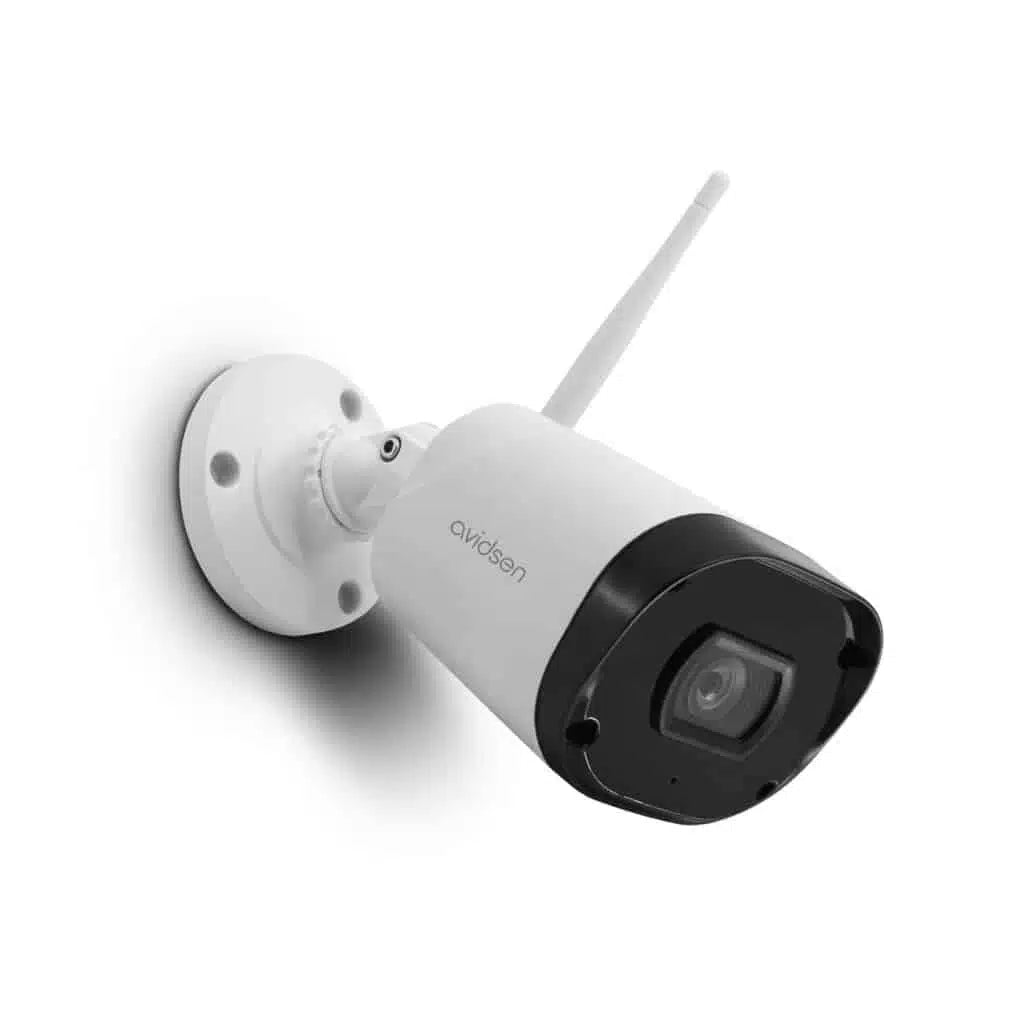 AVIDSEN - WLAN-IP-Kamera für den Außenbereich HomeCam WR 127052 | Full HD 1080P | IP66 | Nachtsicht 25m | Zwei-Wege-Audio | Alexa Google