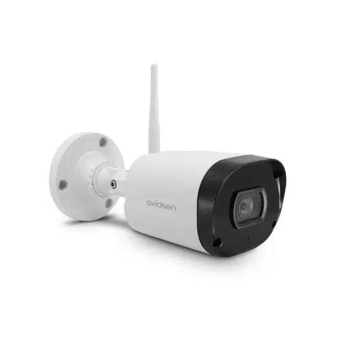 AVIDSEN - WLAN-IP-Kamera für den Außenbereich HomeCam WR 127052 | Full HD 1080P | IP66 | Nachtsicht 25m | Zwei-Wege-Audio | Alexa Google