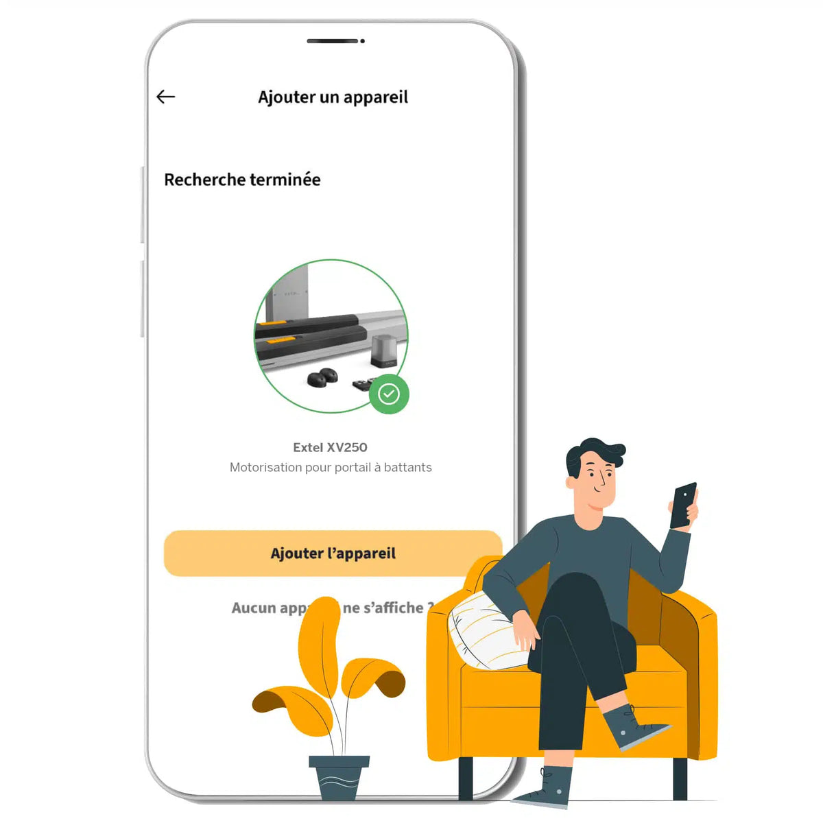 Automatisierungssatz für 2-flügelige Tore 24V Wi-Fi verbunden XV250 Extel Umii