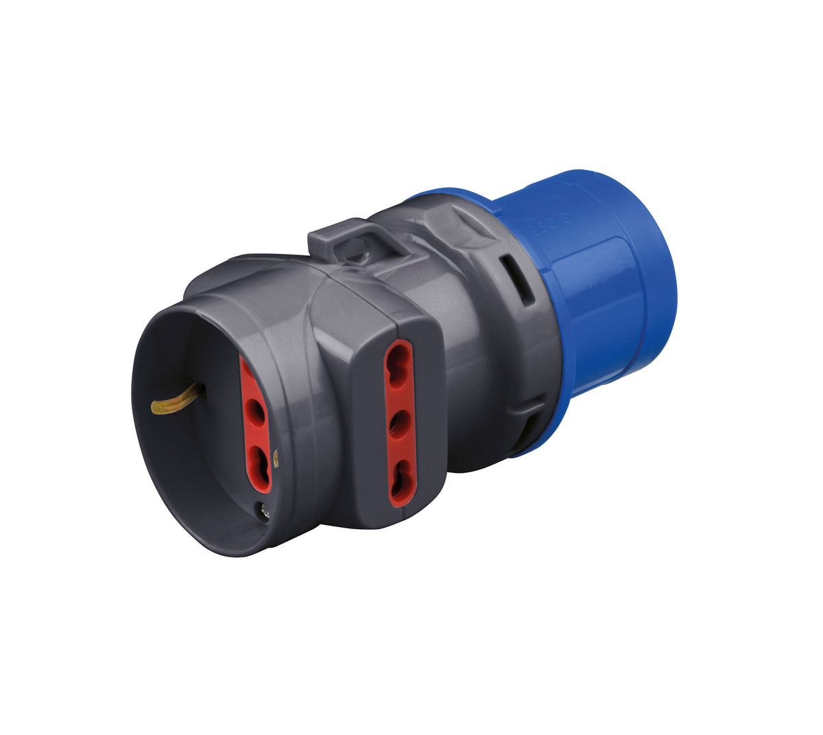 Rosi CEE plug adapter 2B sockets + schuko 10/16A