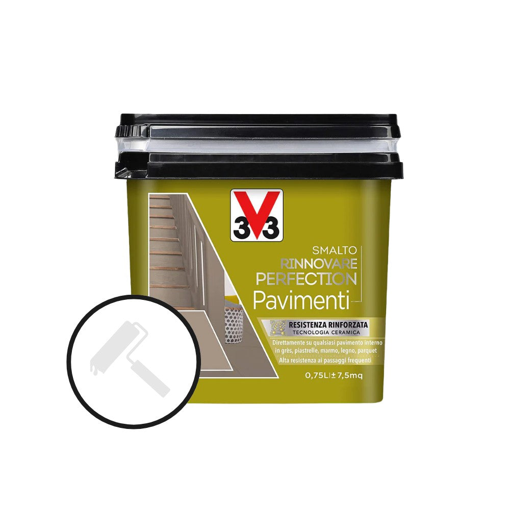 V33 - Smalto Rinnovare Perfection Pavimenti | Tecnologia Ceramica | Piastrelle Marmo Gres Parquet | 5 Colori