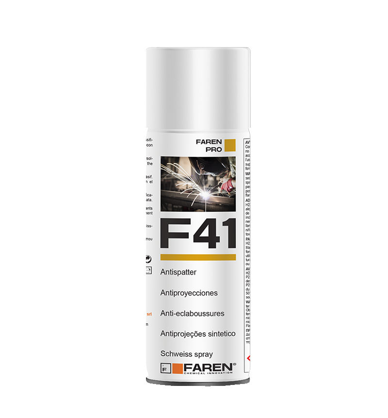 FAREN - F41 Anti-projections synthétique soudure 400ml | Sans silicones | MIG/MAG fil continu | Compatible peinture