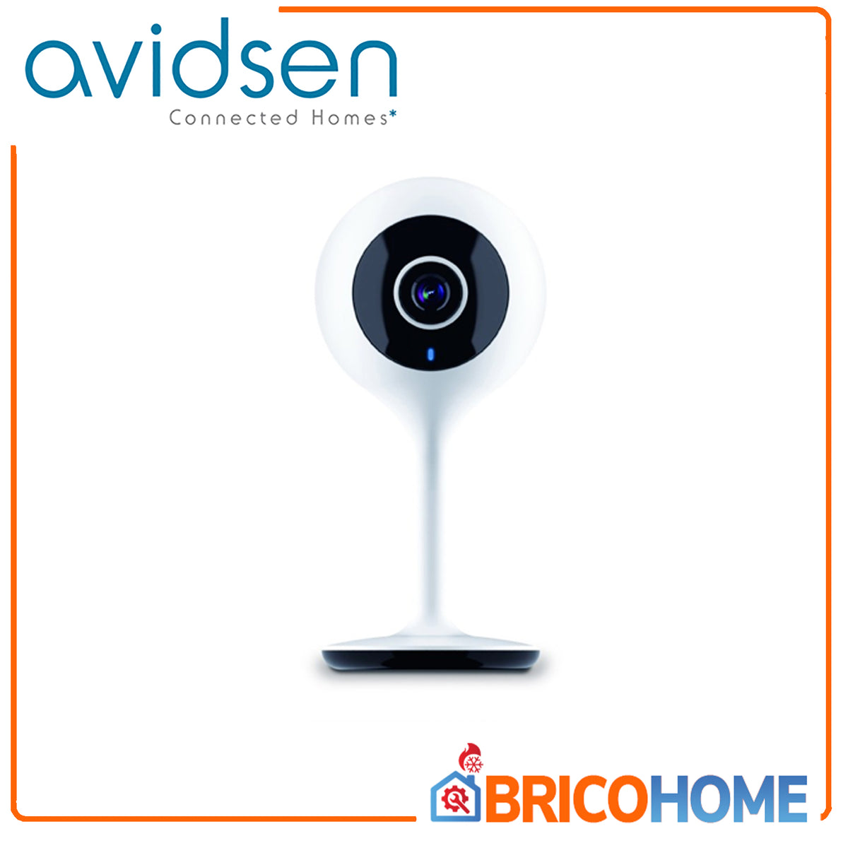 AVIDSEN - WLAN IP-Kamera Innen 1080P HomeCam 127002 | 2MP | Nachtsicht | Zwei-Wege-Audio | Alexa Google Home