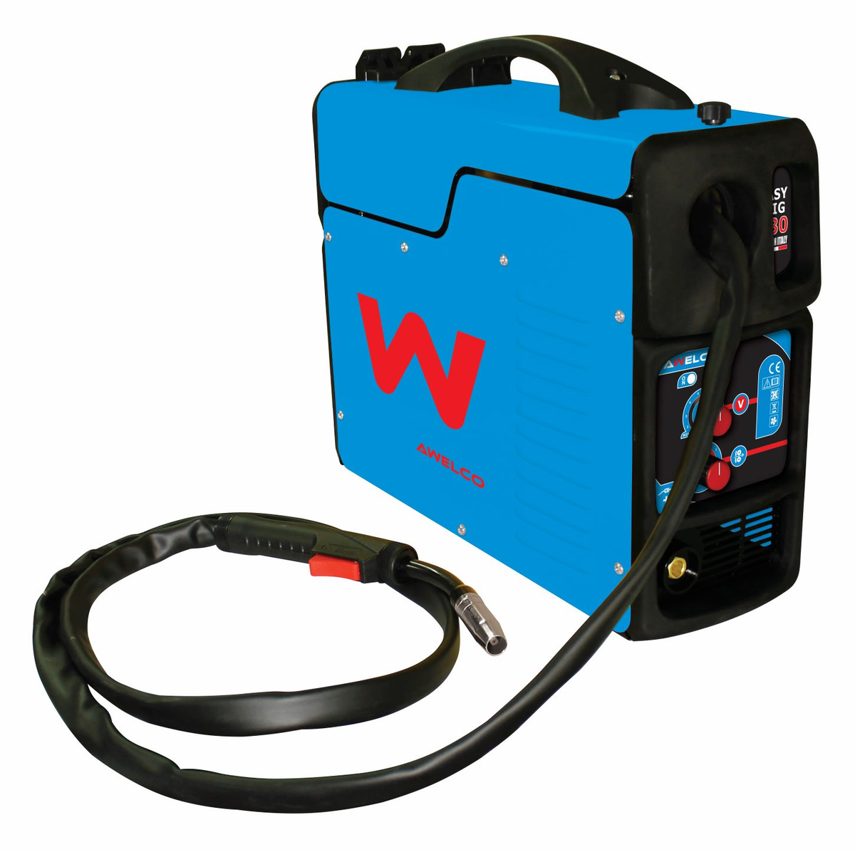AWELCO - Poste à souder MIG/MAG sans gaz à fil continu Easymig 130 | 100A | 230V | Loisirs et semi-professionnel