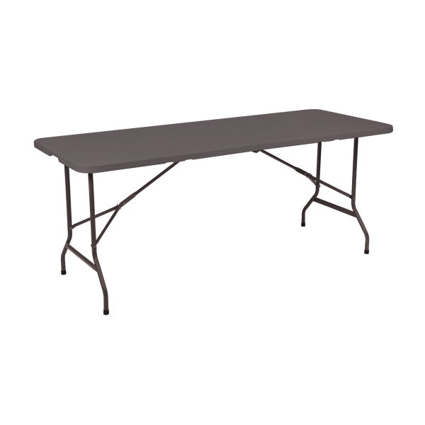 Klappbarer Cateringtisch | 180 x 70 cm | HDPE-Kunststoff | Weiß oder Braun