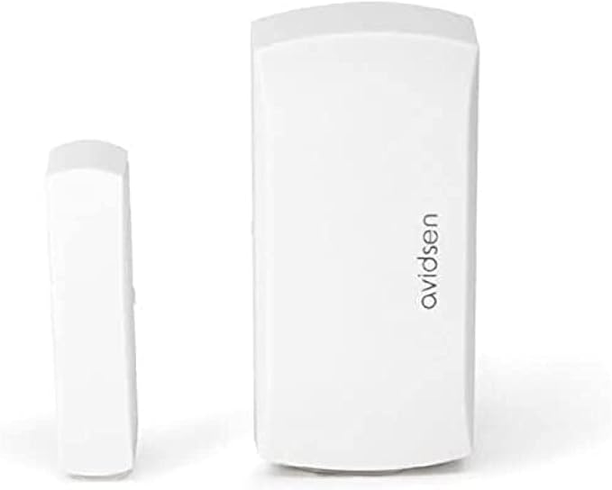 AVIDSEN - Sensore Wireless a Contatto Magnetico 100723 | Rilevatore Apertura Porte e Finestre | Portata 100m | Compatibile Kit 127055/100731/100720