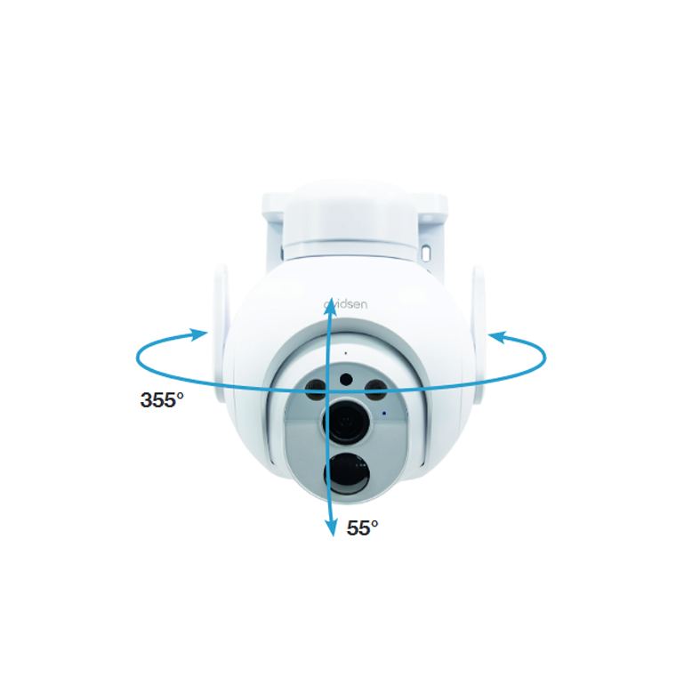 HomeCam 2,5K Motorisierte IP-Außenkamera – Solarbetrieben
