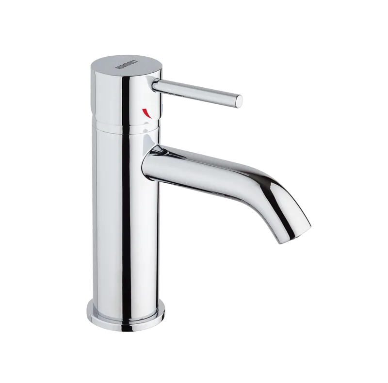 MAMOLI - Mitigeur monocommande lavabo chromé Pico | Vidage inclus | Flexibles 3/8" | Cartouche céramique