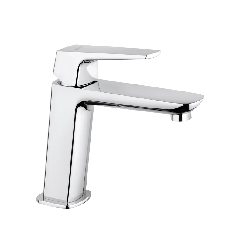 Mamoli Spartaco basin mixer with chrome finish and 140mm spout