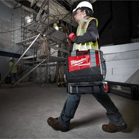 Milwaukee PACKOUT™ Borsa Portautensili 38cm | Nylon Balistico 1680 | Sistema Modulare | Tracolla Imbottita