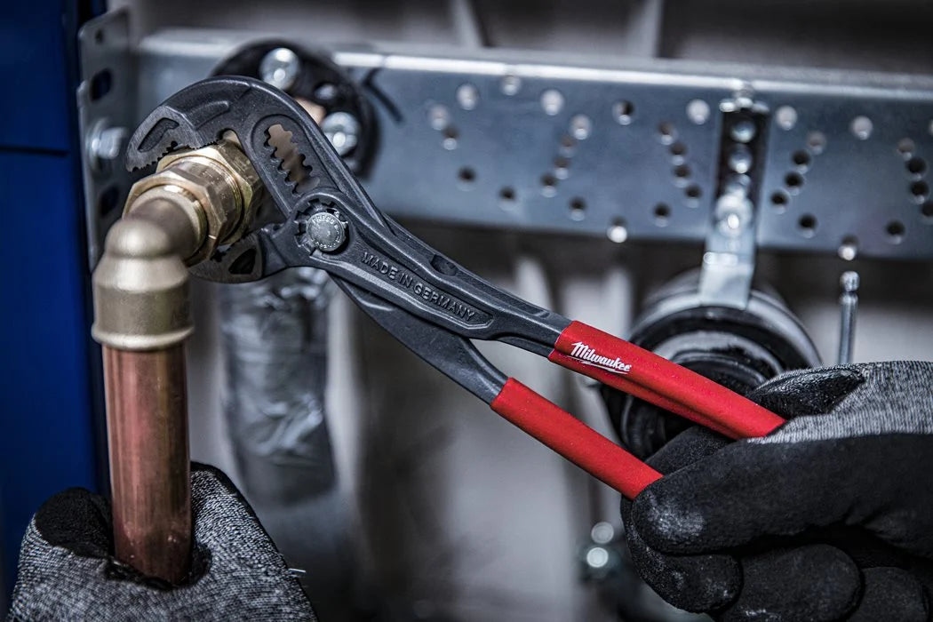 MILWAUKEE - Pinza Regolabile a Pappagallo 4932492460 | 300mm | Doppia Dentatura | Tempra a Induzione | Pulsante Regolazione Rapida | Trattieni Chiodi