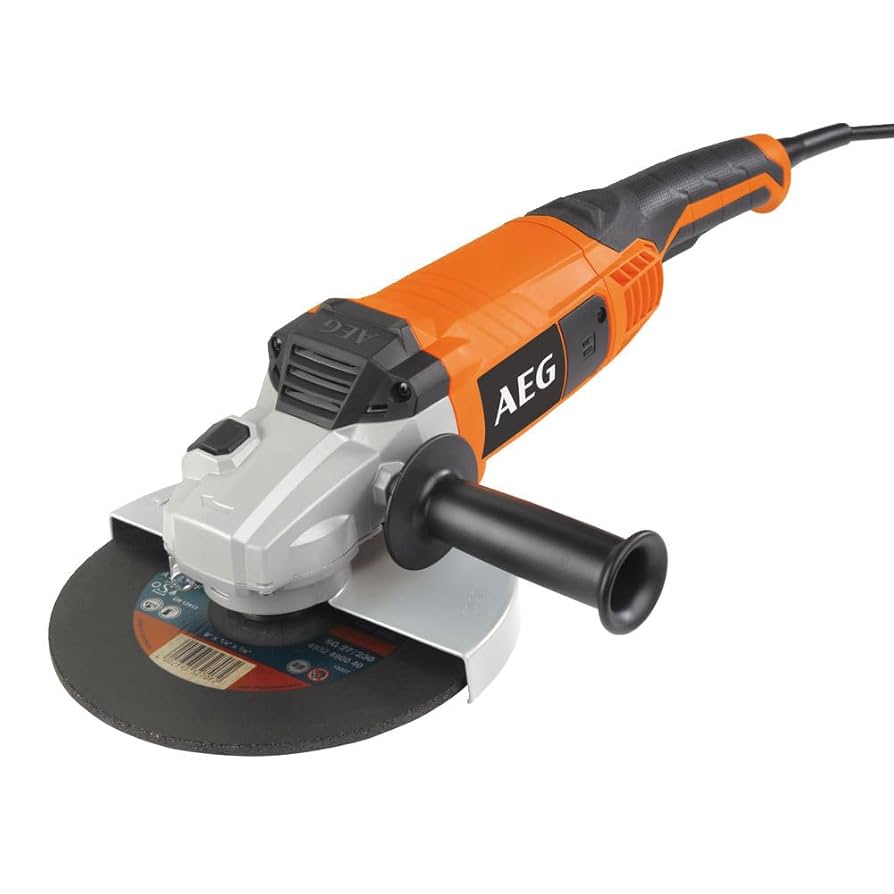 AEG Smerigliatrice Angolare WS 22-230 | 2200W | Disco 230mm | Soft Start | Line Lock Out | Professionale