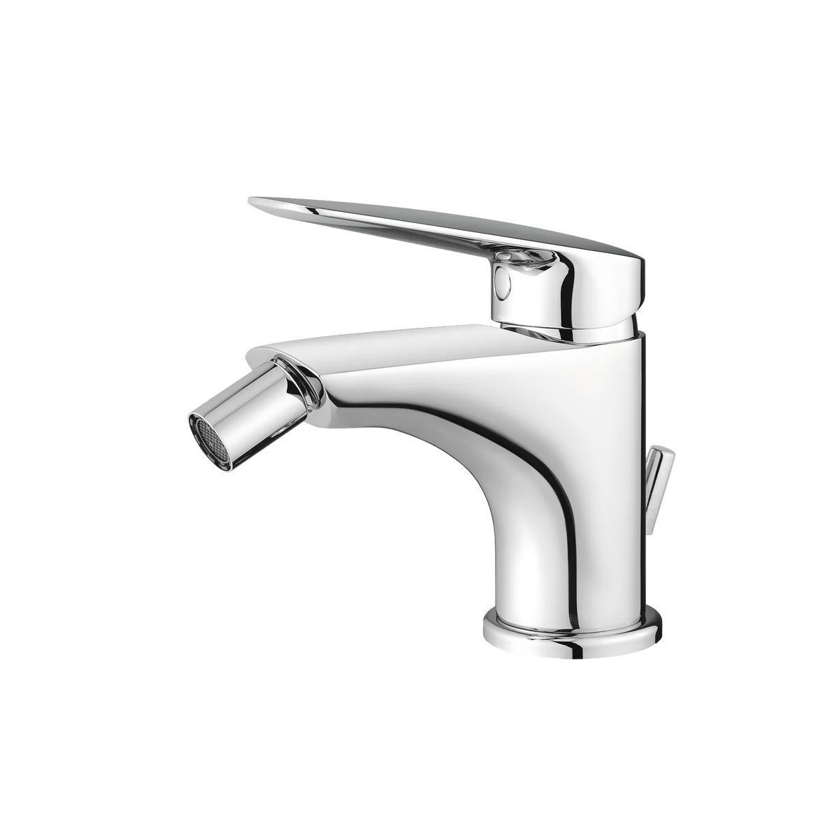 Mamoli bidet mixer with chrome finish and Penelope waste