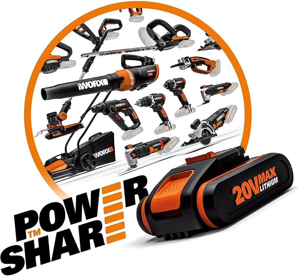 Batterie lithium WORX 20V 2,0Ah - WA3639