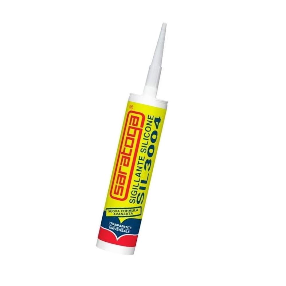 Silicone Acetico trasparente universale 280ml SIL 3004 SARATOGA