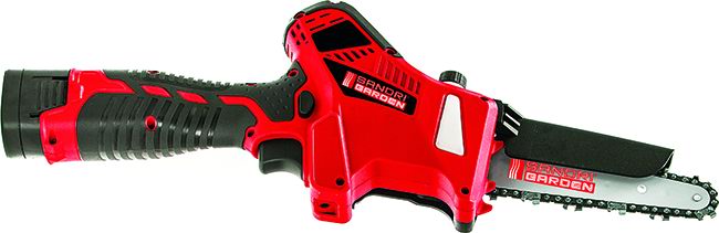 SandriGarden - Mini Elettrosega Troncarami SG-TR1600 | 16V 2x2Ah | Brushless | Lama 14cm | Valigetta