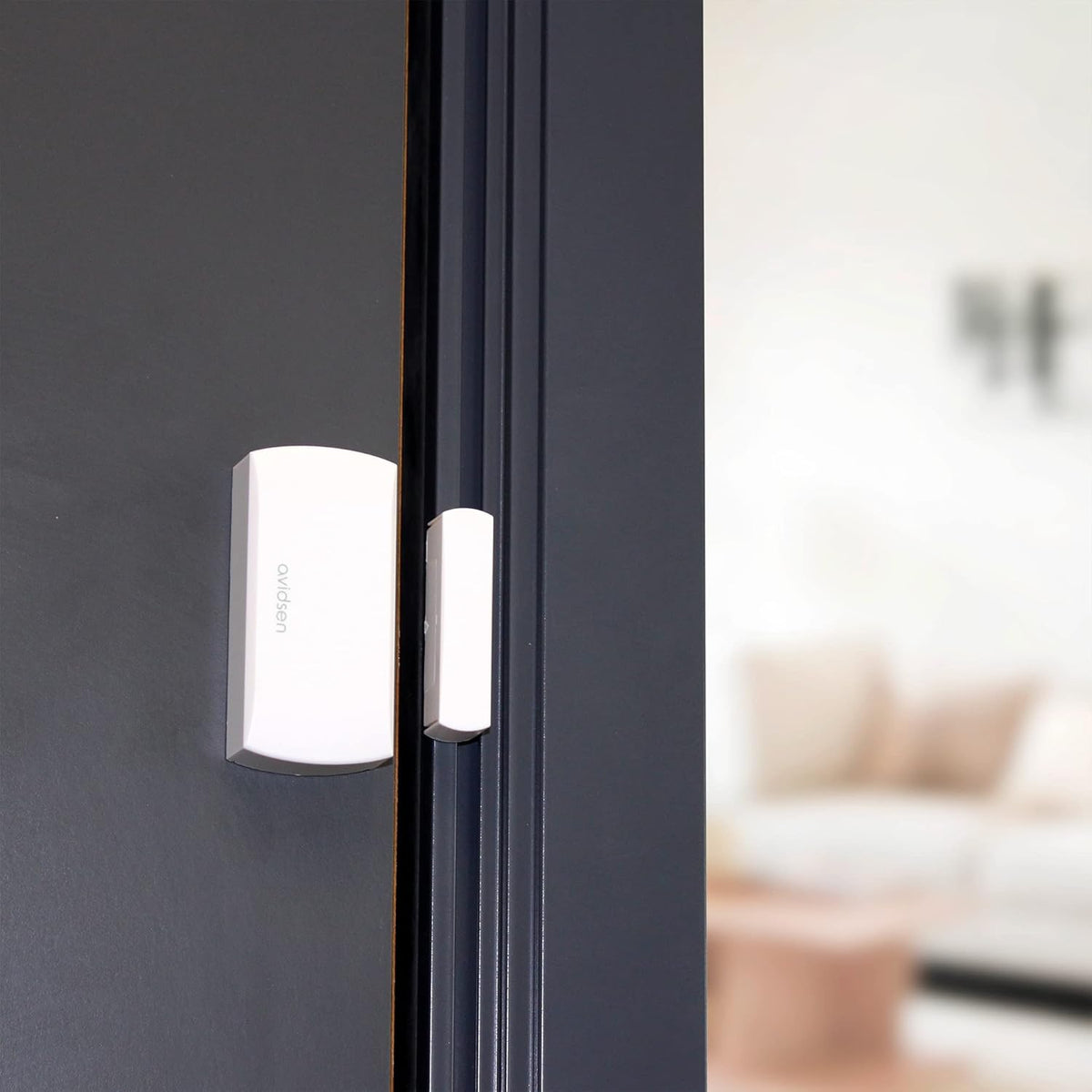 AVIDSEN - Sensore Wireless a Contatto Magnetico 100723 | Rilevatore Apertura Porte e Finestre | Portata 100m | Compatibile Kit 127055/100731/100720