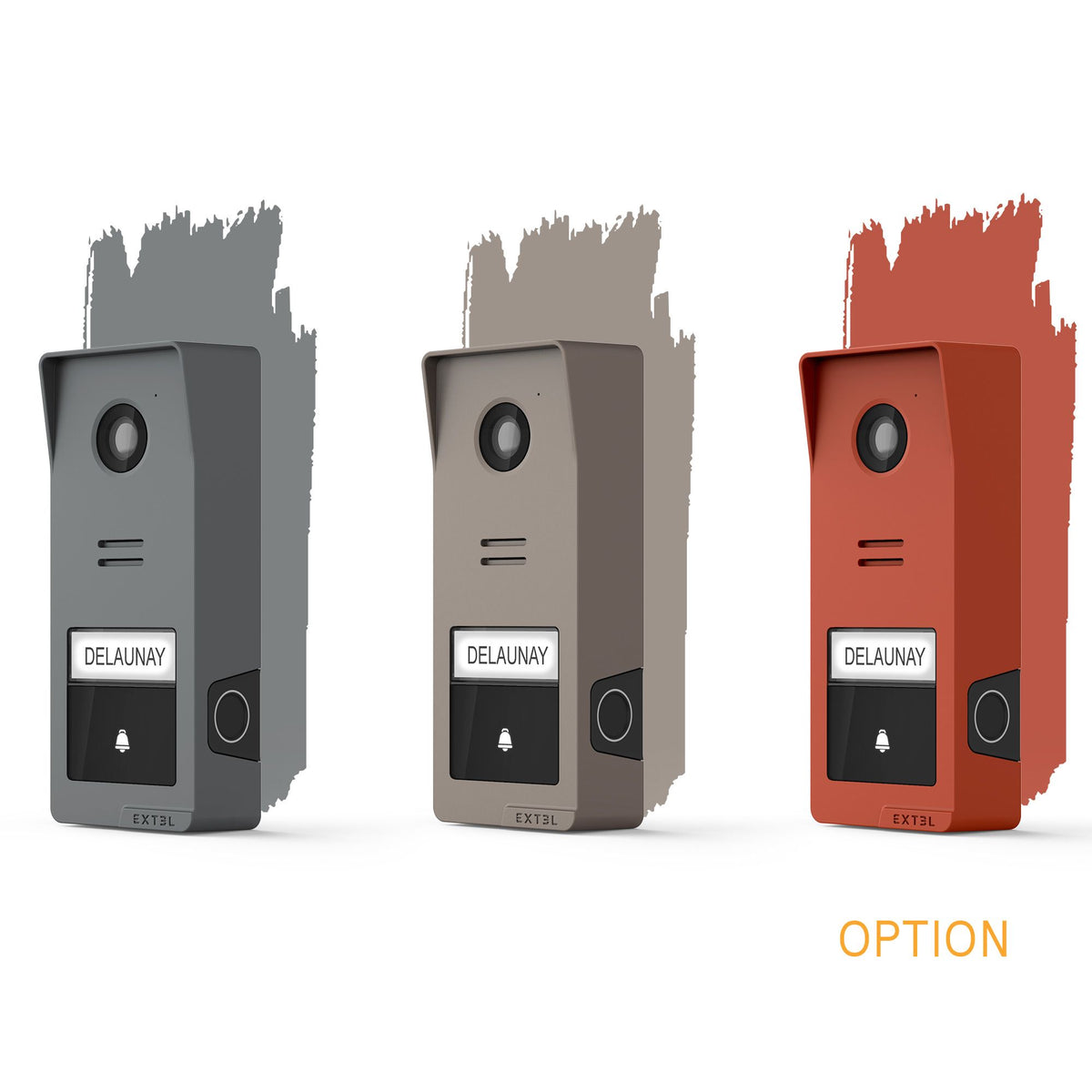 EXTEL - Videocitofono Wireless Connesso Wave 3 | Wi-Fi | Impronta Digitale | QR Code | App ExtelConnect | 350m | SKU 720337