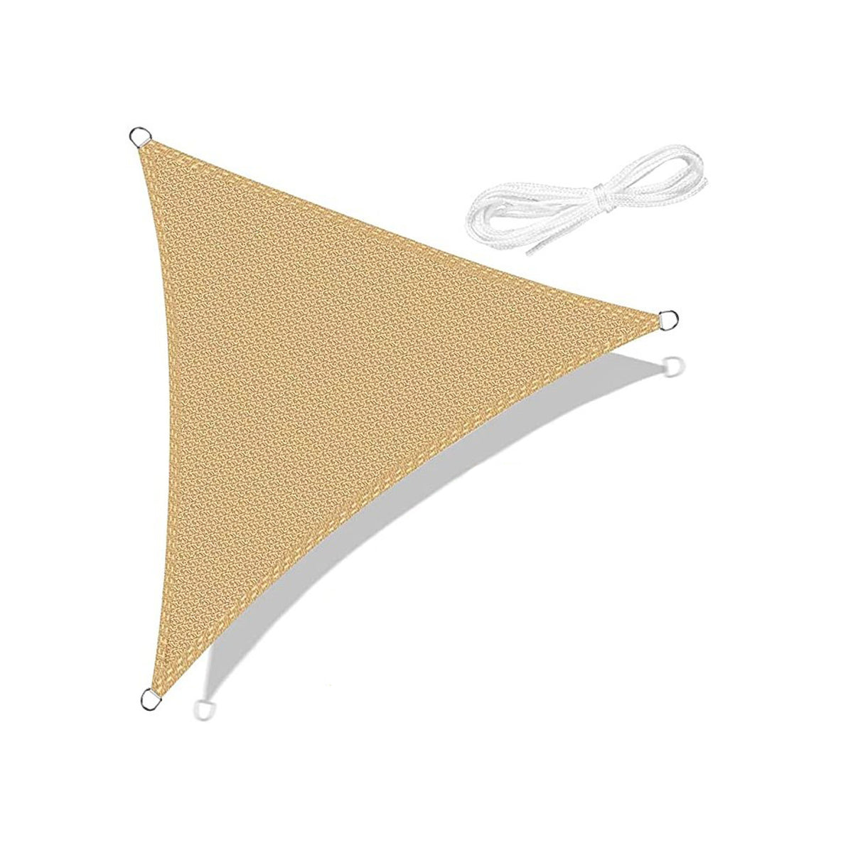 Voile d'ombrage GDLC Amalfi 300x300x300 couleur Écru