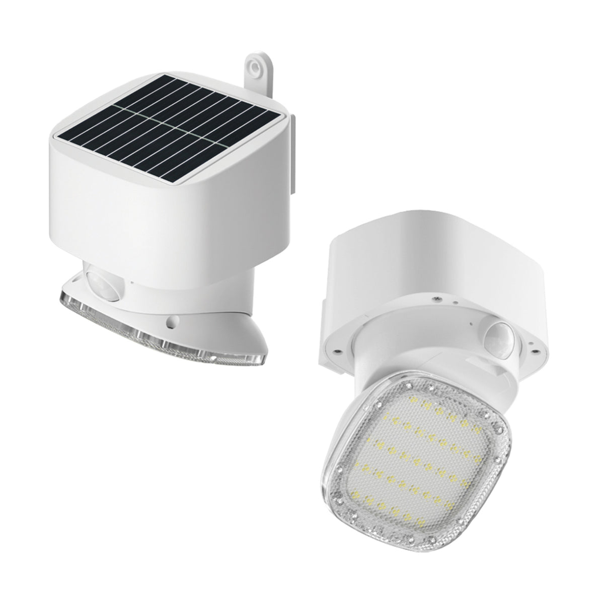 ALCAPOWER - Proiettore Faro LED Solare Orientabile SWL-12 929604 | 2000lm | 3 Modalità | PIR + Crepuscolare | 3000-4000K