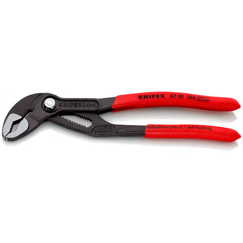 KNIPEX - Cobra Pinza Regolabile per Tubi e Dadi | Acciaio Cromo Vanadio | Autoserrante | 125-300mm | 61 HRC