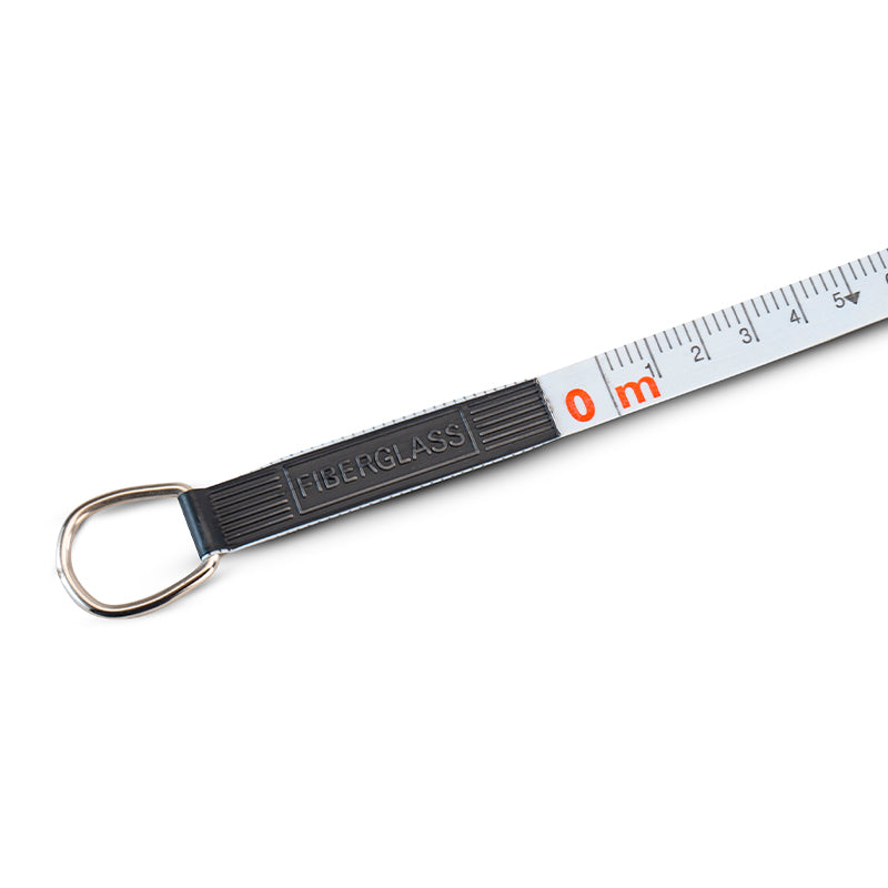 BORMANN Pro - Rotella Metrica in Fibra di Vetro BHT7131 | 50m x 13mm | Open Type | Manovella