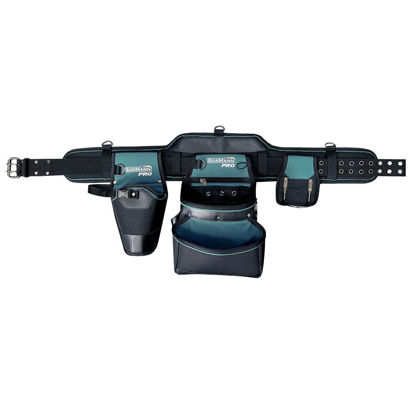BORMANN Pro - Cintura Portautensili BTB3200 | 12 Tasche | Poliestere 1680D | Impermeabile