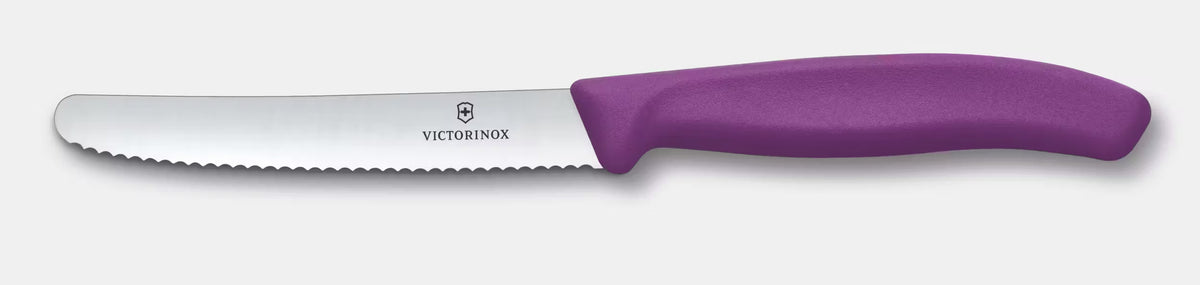 VICTORINOX - Coltello da Tavola Swiss Classic 6.7831 | Lama Seghettata 11cm | Lavastoviglie | Made in Switzerland