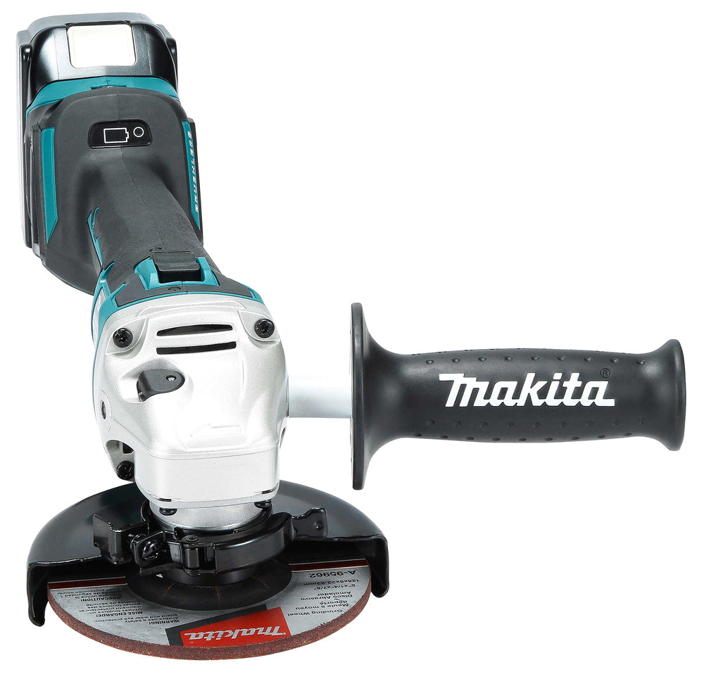 MAKITA - Winkelschleifer LXT DGA513ZJ | 18V Brushless | 125mm | Ohne Akku und Ladegerät + Makpac-Koffer