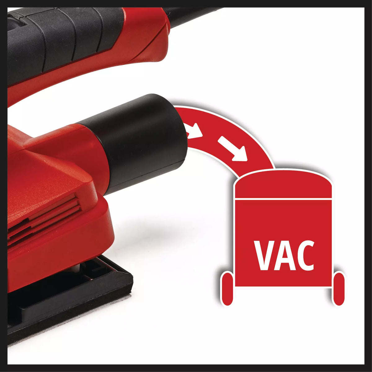 Einhell - TC-OS 1520 Orbital Sander | 150W | Hook-and-loop Fastener | 3 Sanding Sheets