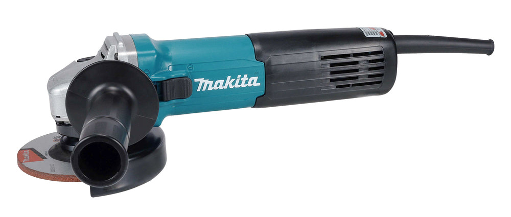 MAKITA - Smerigliatrice Angolare GA4600 | 850W | 115mm | 2.800-11.000 giri/min | Velocità Variabile | Slide Switch