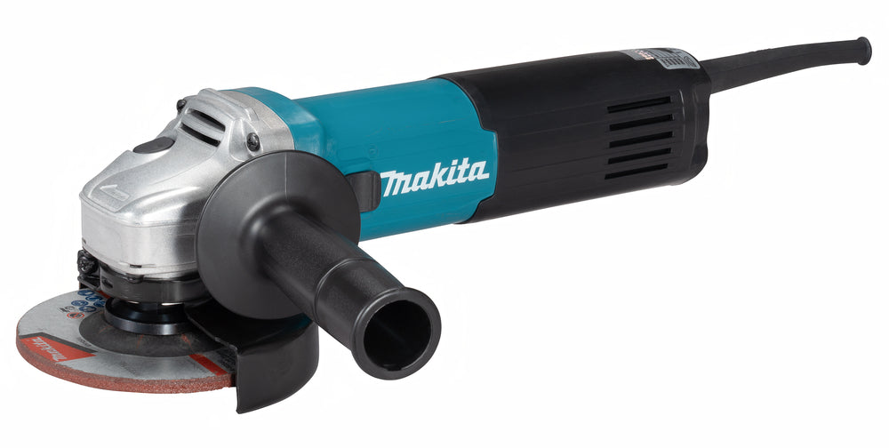 MAKITA - Smerigliatrice Angolare GA4600 | 850W | 115mm | 2.800-11.000 giri/min | Velocità Variabile | Slide Switch