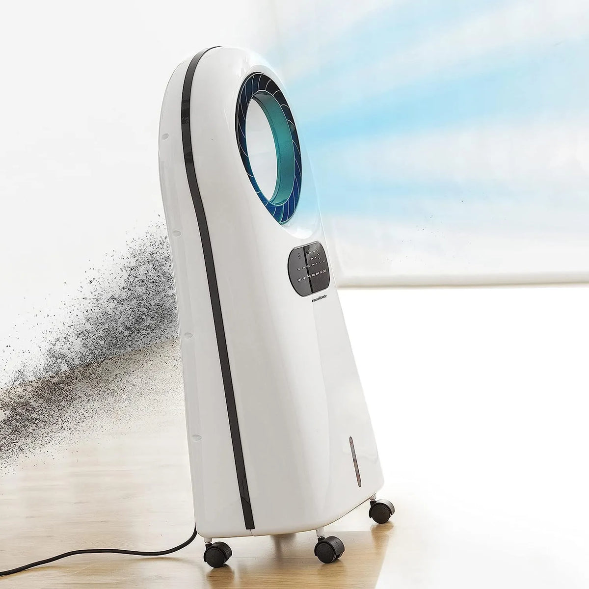 KASART - Raffrescatore Umidificatore Evaporativo Portatile DRAF287DLR | Ionizzatore | Telecomando | Timer 8h | 4 in 1