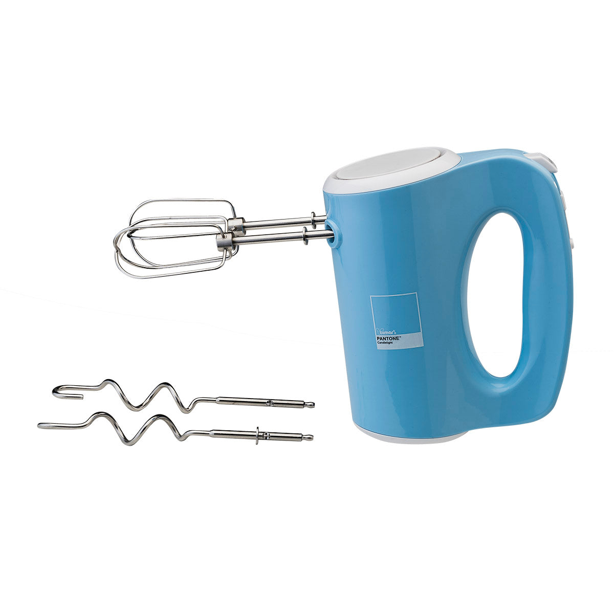 BIMAR - Handmixer mit Doppelrührbesen PMS200 | 300W | 5 Geschwindigkeiten + Turbo | Rührbesen aus Edelstahl | Knethaken