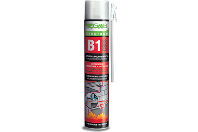 GEBOFOAM - Brandschutzschaum CS03 S750 B1 | 750ml | Selbstverlöschend | EI 240 min | Sicherheitsventil