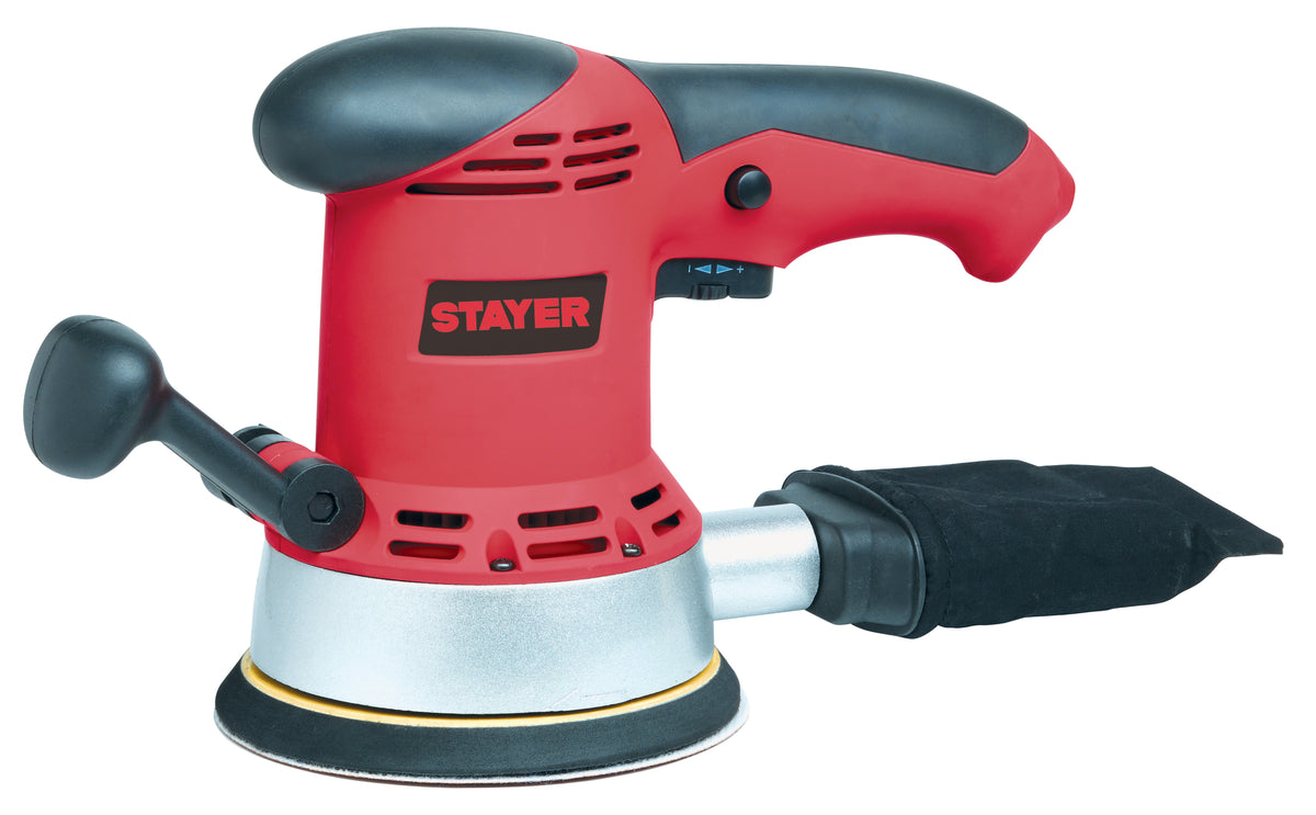 STAYER Exzenterschleifer RO 150 E | 450W | Ø150mm | 5 Geschwindigkeiten