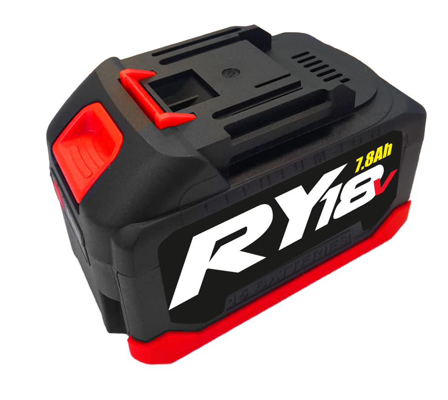 CASTELLARI - Batteria al Litio RY02B | 18V | 7,8Ah | 140Wh | Compatibile 18V e 36V | Indicatore LED