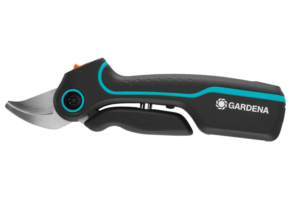GARDENA - Cesoia a Batteria AssistCut | 3,7V 2Ah | Taglio 25mm | Sensore Intelligente | Lame Bypass