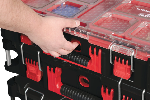 MILWAUKEE - PACKOUT Organiser Slim 4932471064 | Porta Minuteria | IP65 | Scomparti Rimovibili | Sistema Modulare