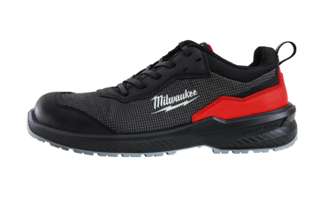 Milwaukee Flextred Black S1PS Sicherheitsschuhe | Leicht, flexibel, atmungsaktiv | Europäische Zertifizierung