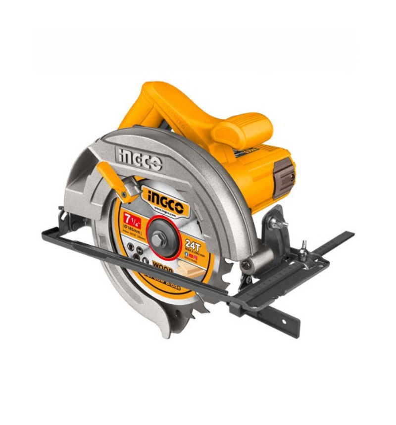 INGCO - Sega Circolare CS18538 | 1400W | Lama 185mm | Taglio 90° 65mm | Taglio 45° 45mm | 4800 RPM