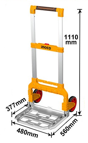 INGCO – 130kg Folding Hand Truck – HHWB61201