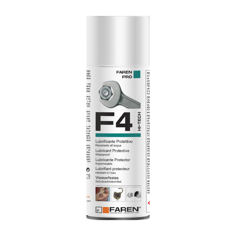 FAREN - Lubrificante Sbloccante Multiuso F4 ml.400 | Anticorrosivo | Idrorepellente | Protettivo