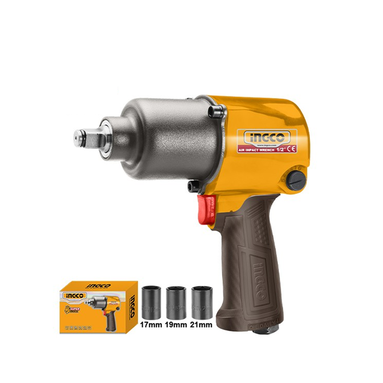 INGCO Pneumatic Impact Wrench 1/2" Drive 610Nm