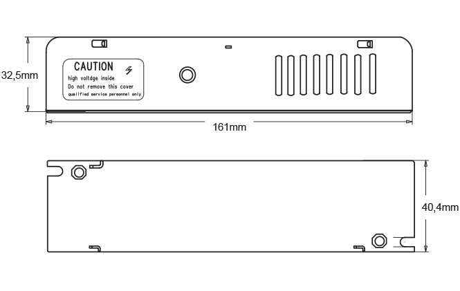 LEDCO - Alimentatore Trasformatore 24V DC 80W TR2480 | 110-240V AC | Strisce LED | Parete