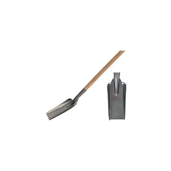 MASS - Badile Stretto per Scavi 38STM | Acciaio Temprato | 10×30 cm | Manico Legno 150 cm